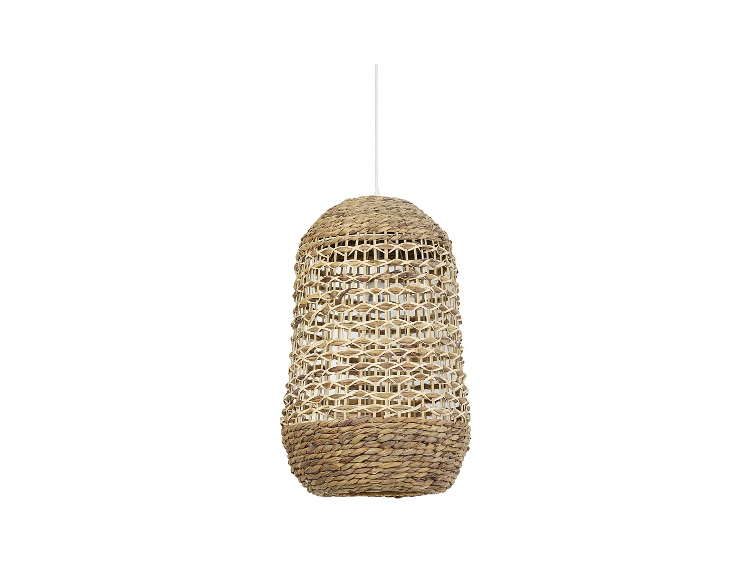Lámpara colgante TRIPOLI - Ø37,5x58cm - Marrón