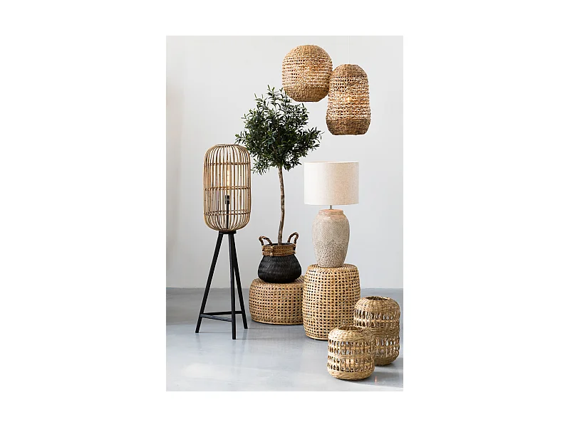 Suspension TRIPOLI - Ø37,5x58cm - Marron