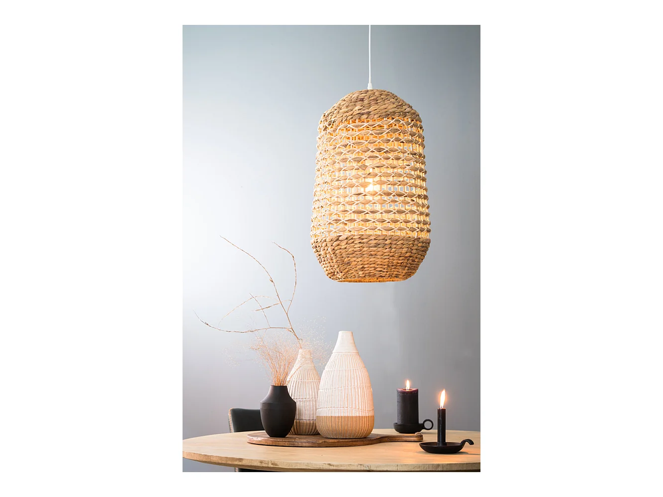 Suspension TRIPOLI - Ø37,5x58cm - Marron