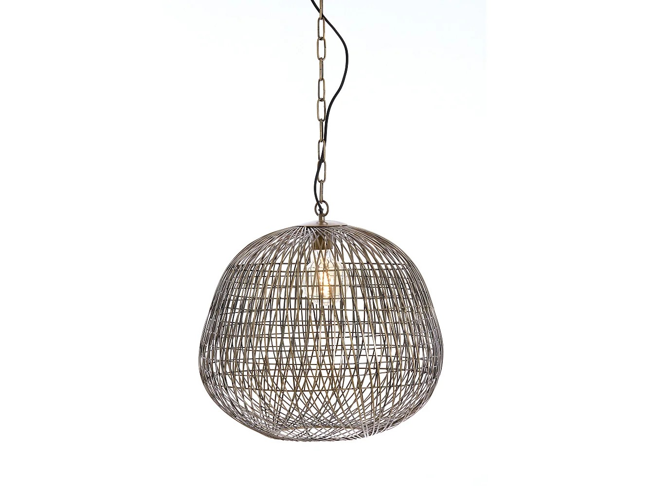 Lampe à suspension ALWINA / Ø50x44cm - Bronze