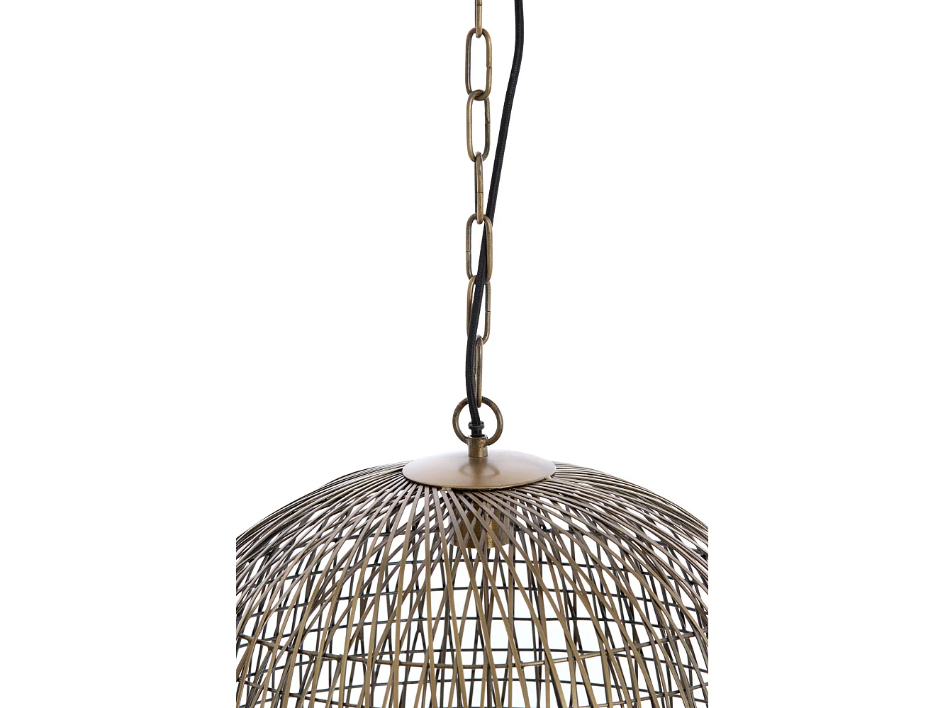 Lampe à suspension ALWINA / Ø50x44cm - Bronze