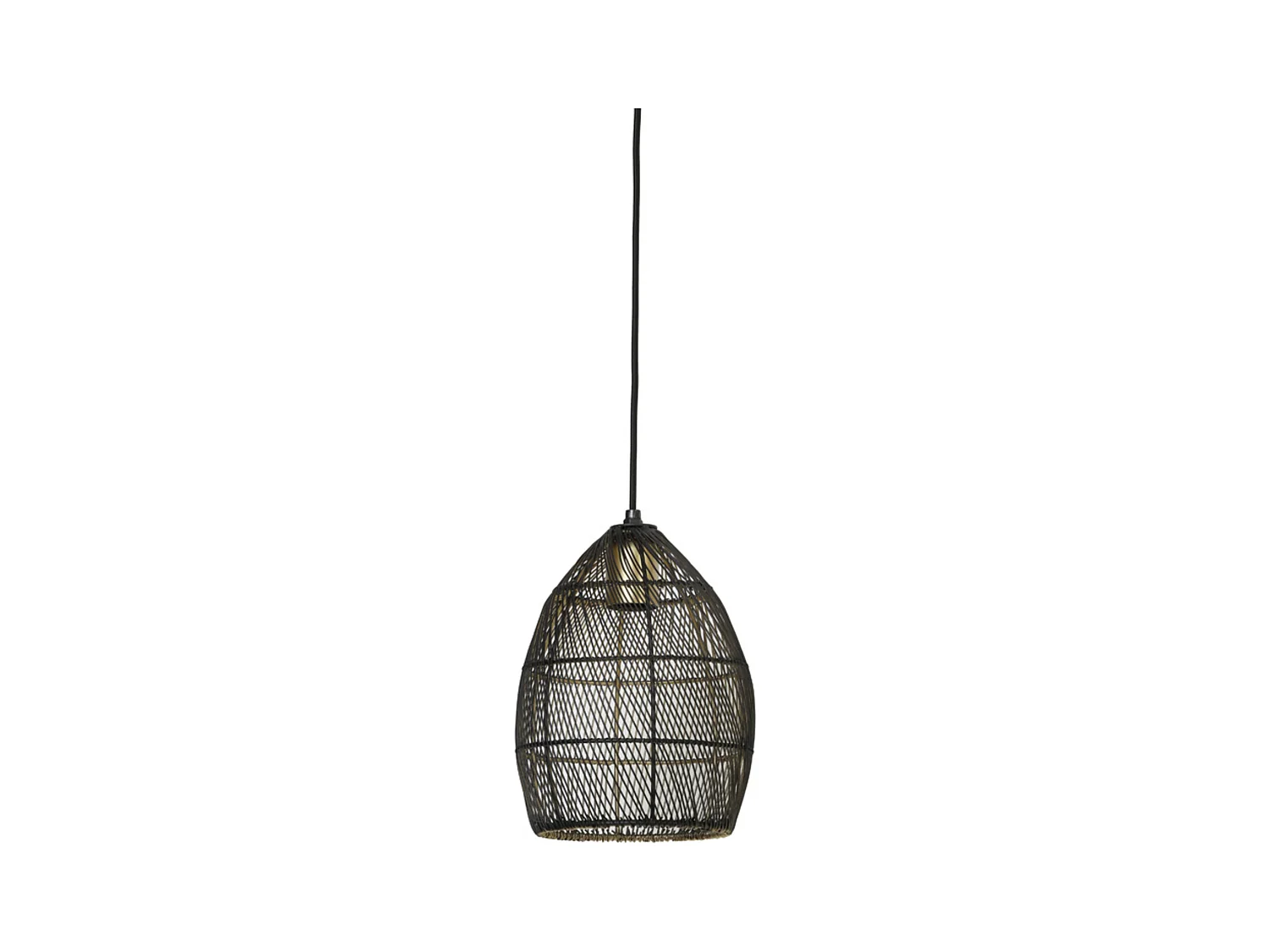 Suspension MEYA - Ø20x25cm - Noir