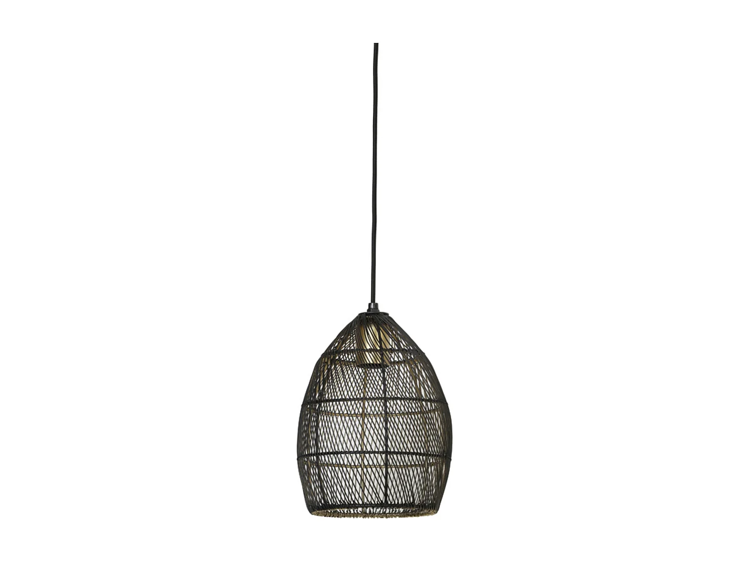 Suspension MEYA - Ø20x25cm - Noir