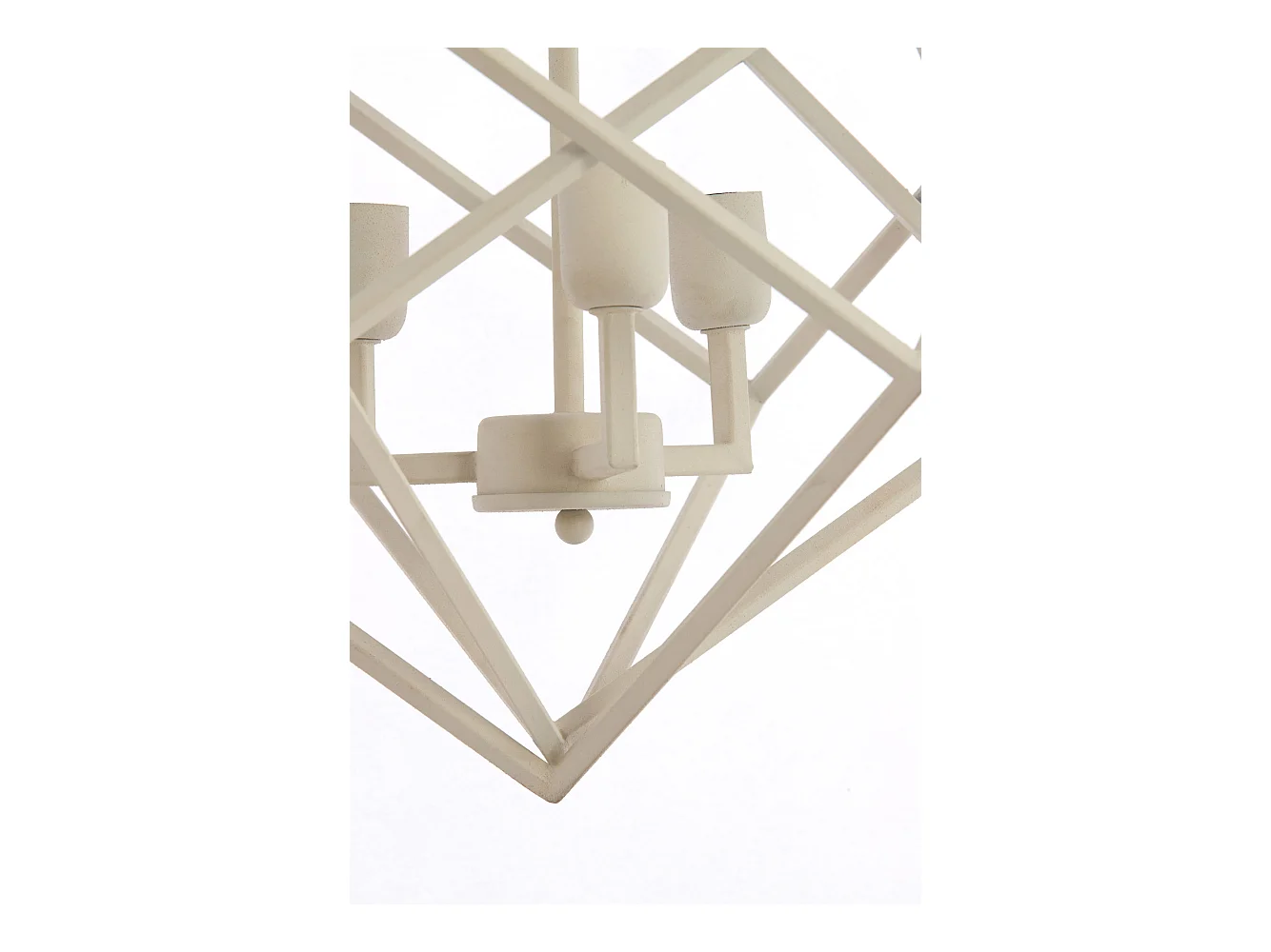 Suspension DRIZELLA - Ø61x68cm - Blanc