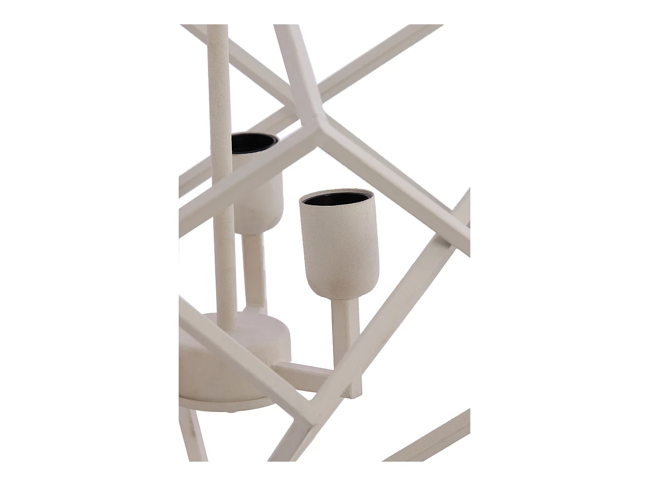 Suspension DRIZELLA - Ø61x68cm - Blanc