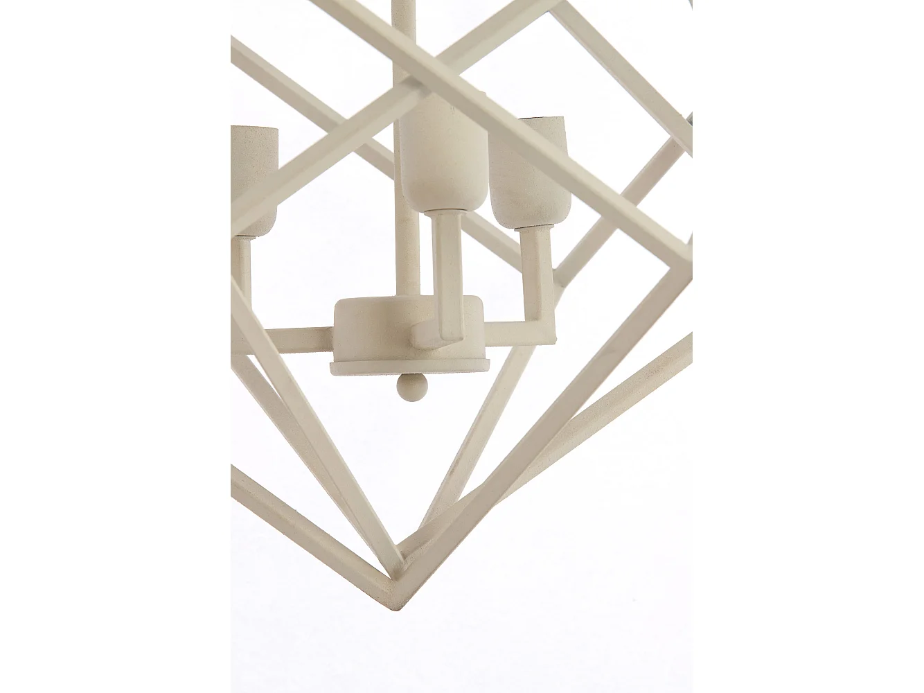 Suspension DRIZELLA - Ø61x68cm - Blanc