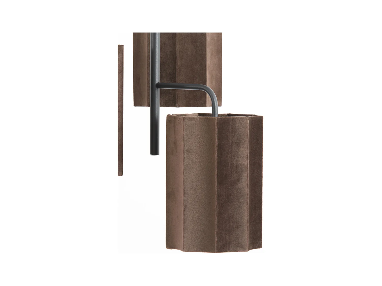 Suspension EDISA - Ø48x25cm - Marron