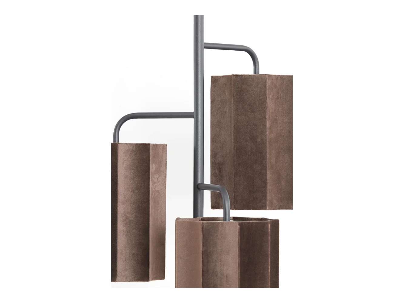Suspension EDISA - Ø48x25cm - Marron