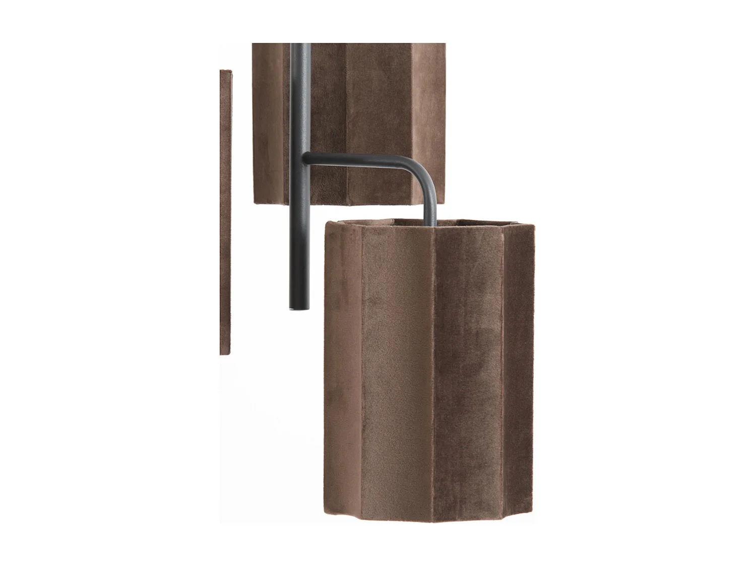 Suspension EDISA - Ø48x25cm - Marron