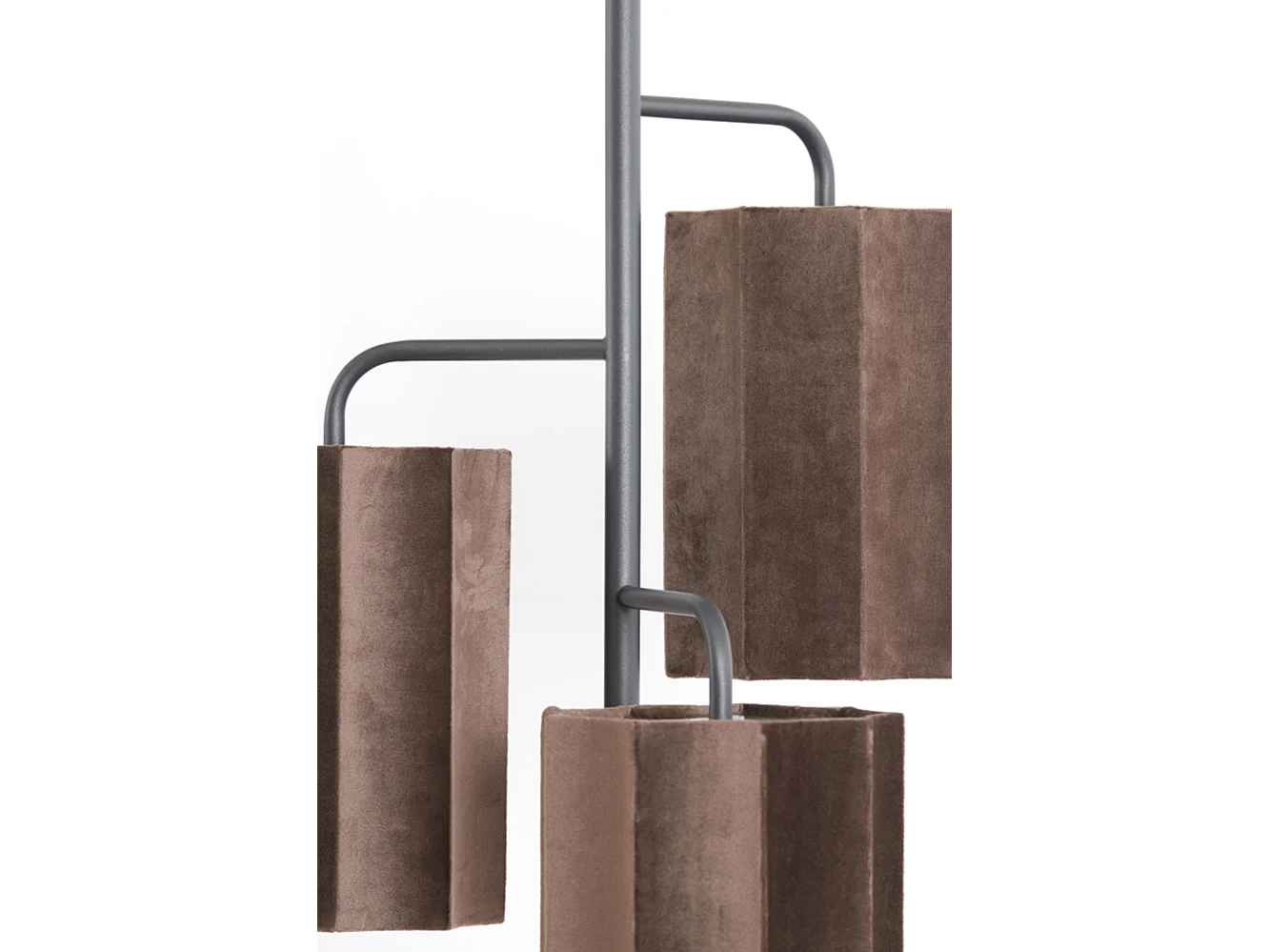 Suspension EDISA - Ø48x25cm - Marron