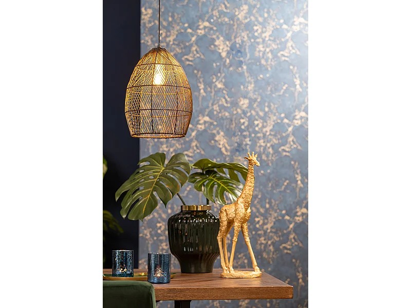 Suspension MEYA - Ø23x31cm - Noir