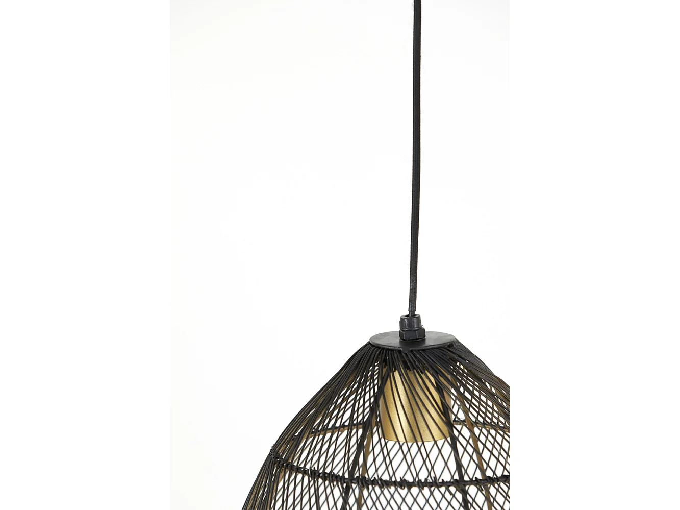 Suspension MEYA - Ø23x31cm - Noir