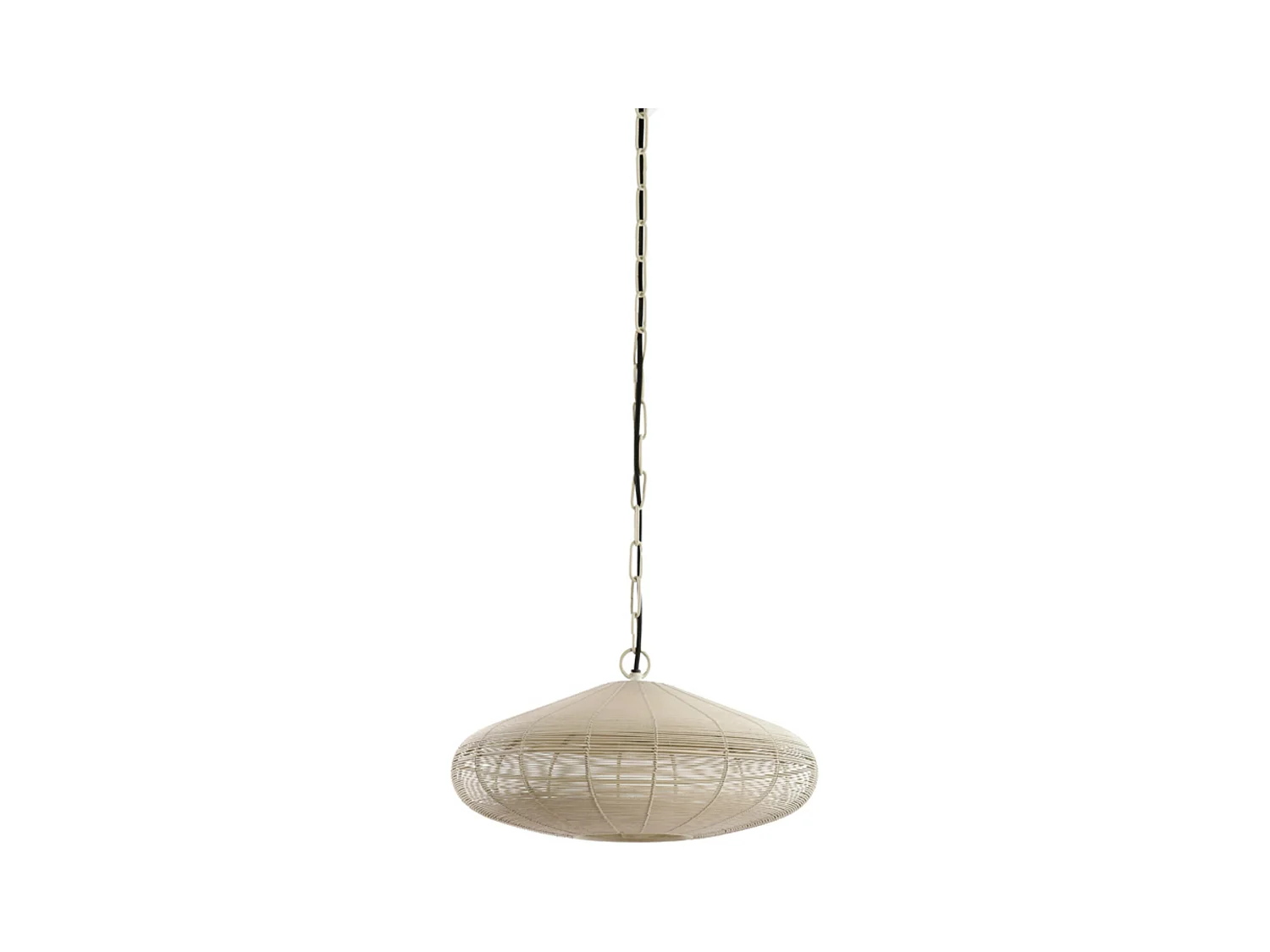 Suspension BAHOTO - Ø40x18cm - Blanc