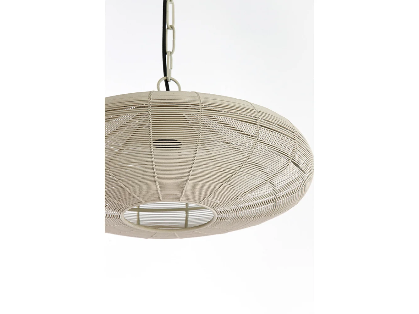 Suspension BAHOTO - Ø40x18cm - Blanc