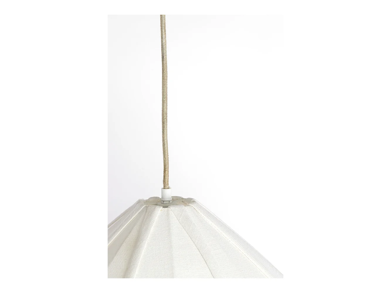 Suspension ZUBEDA - Ø49x36cm - Blanc