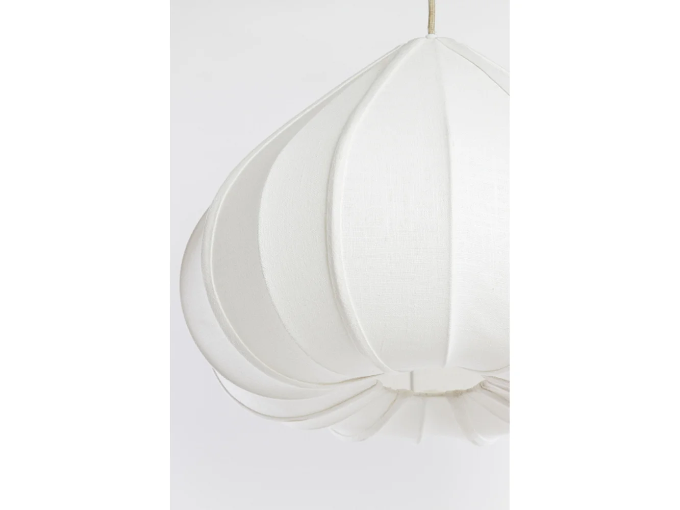 Suspension ZUBEDA - Ø49x36cm - Blanc