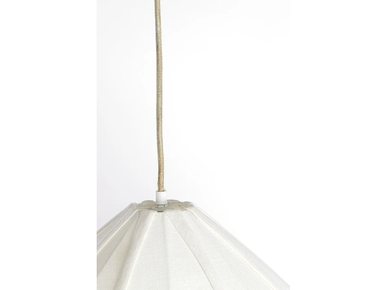 Suspension ZUBEDA - Ø49x36cm - Blanc