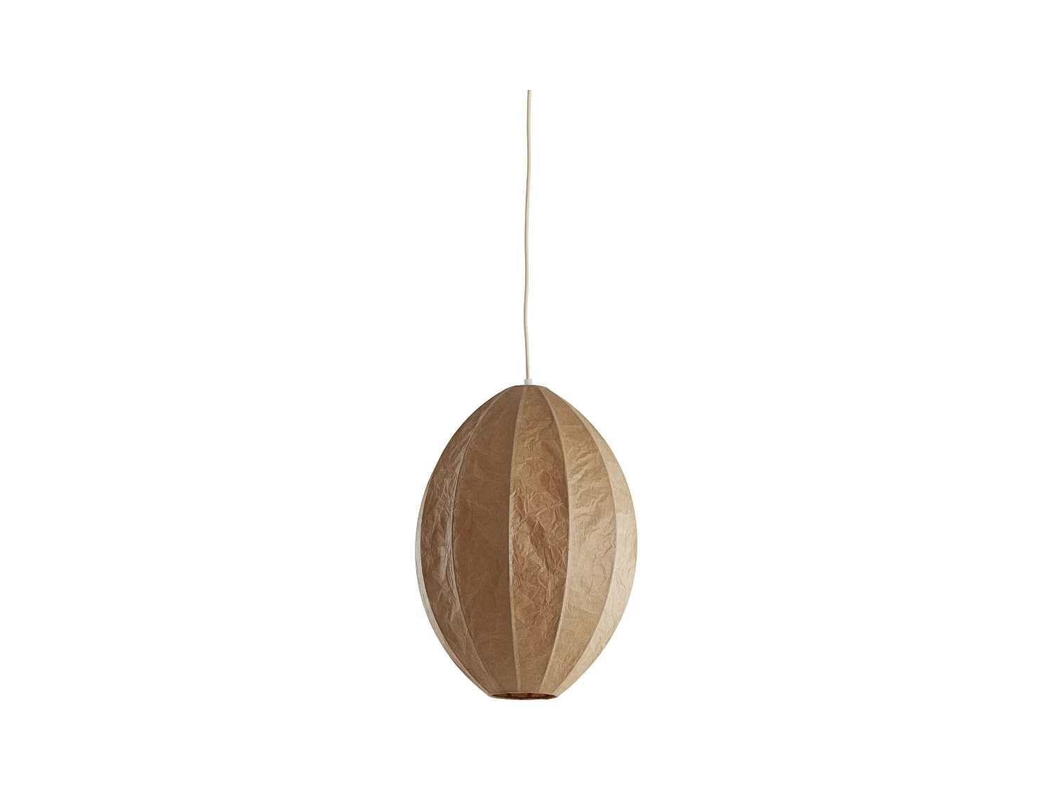 Hanglamp MILATOS - Ø28.5x38cm - Bruin