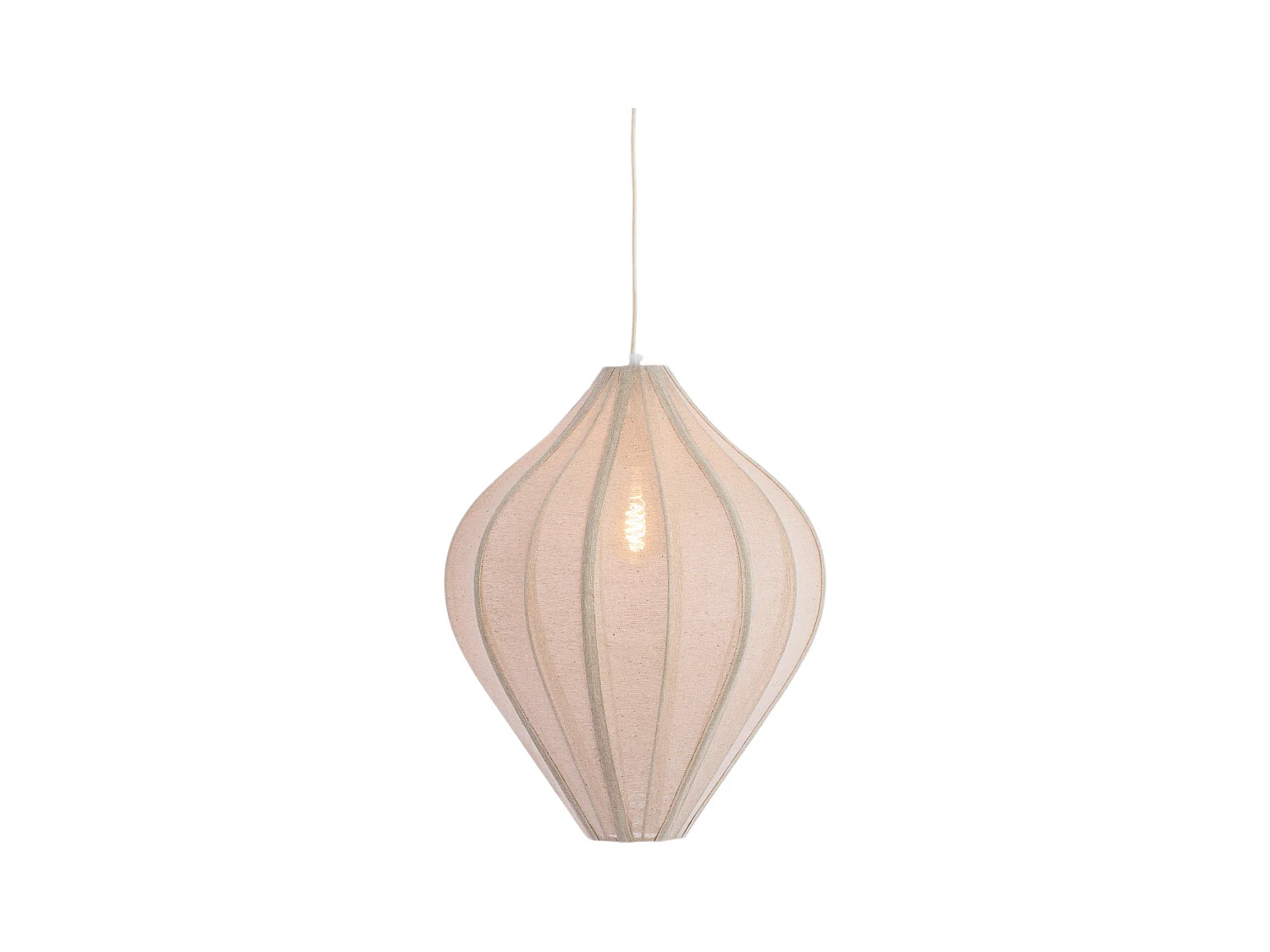 Lampe à suspension PASTO - Ø47x55cm - Blanc