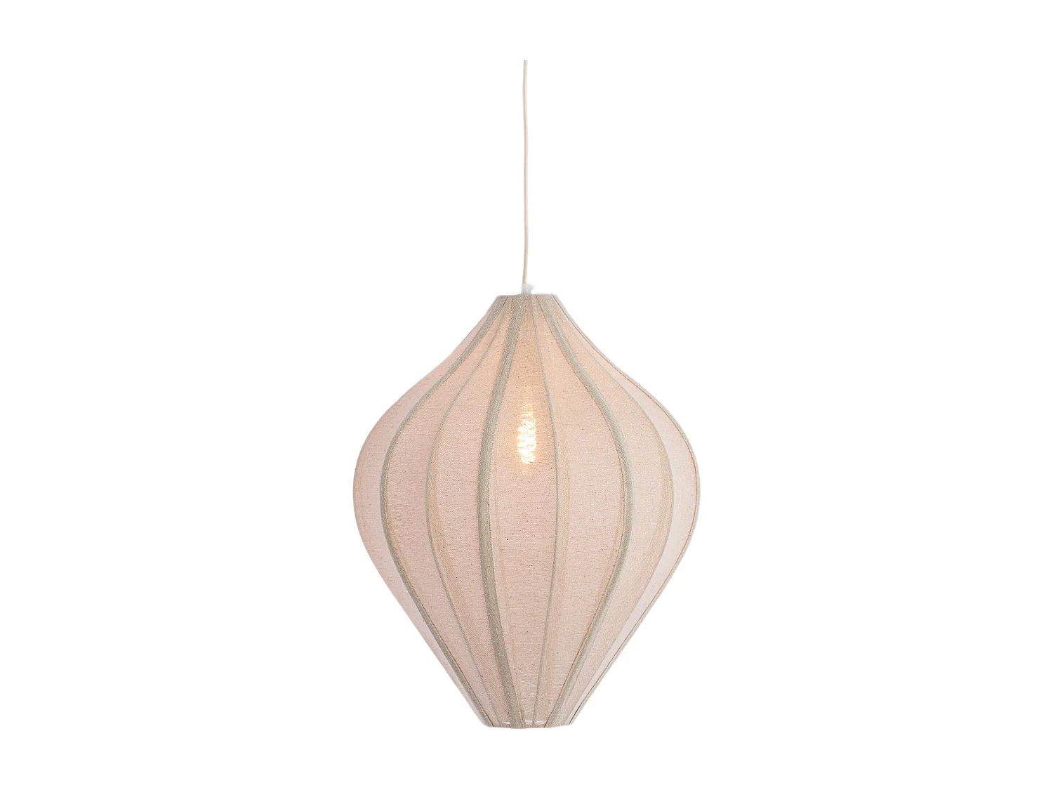 Lampe à suspension PASTO - Ø47x55cm - Blanc