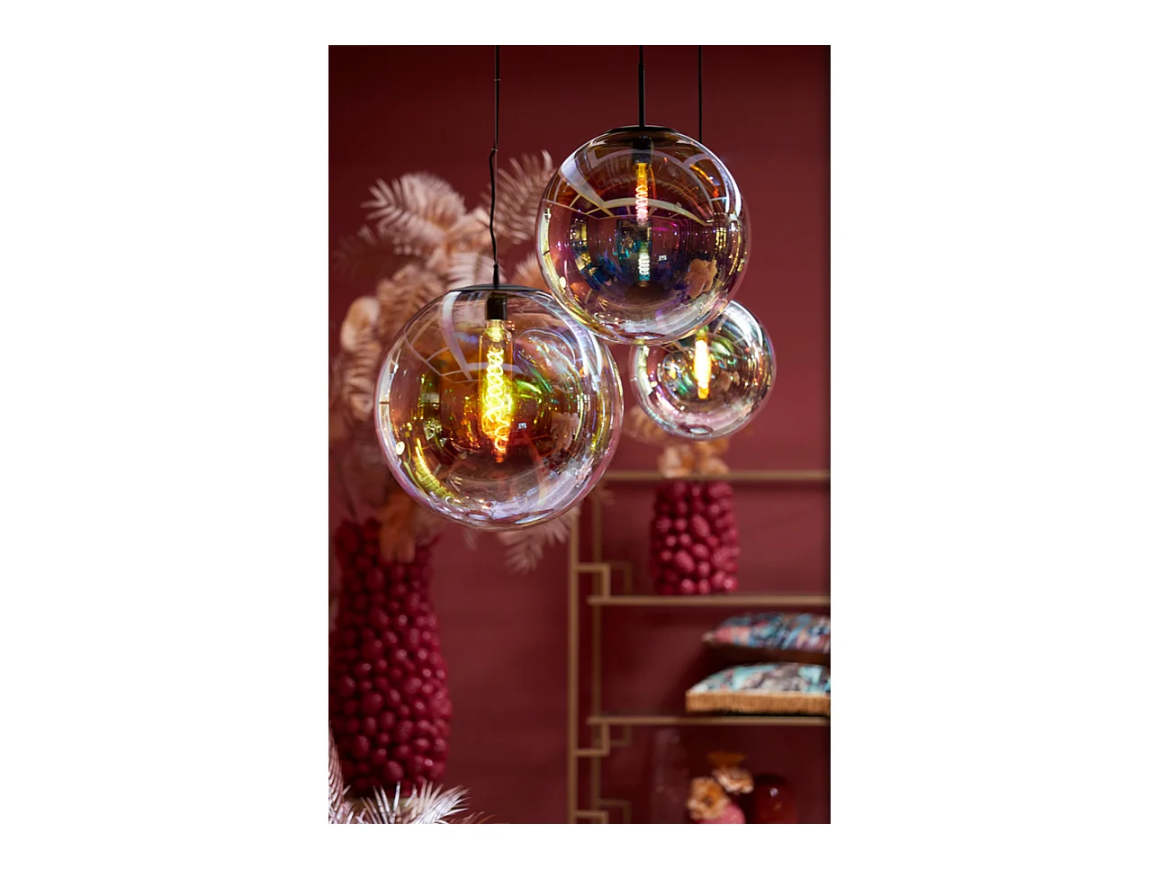 Hanglamp MEDINA - Ø48x48cm - Multicolor