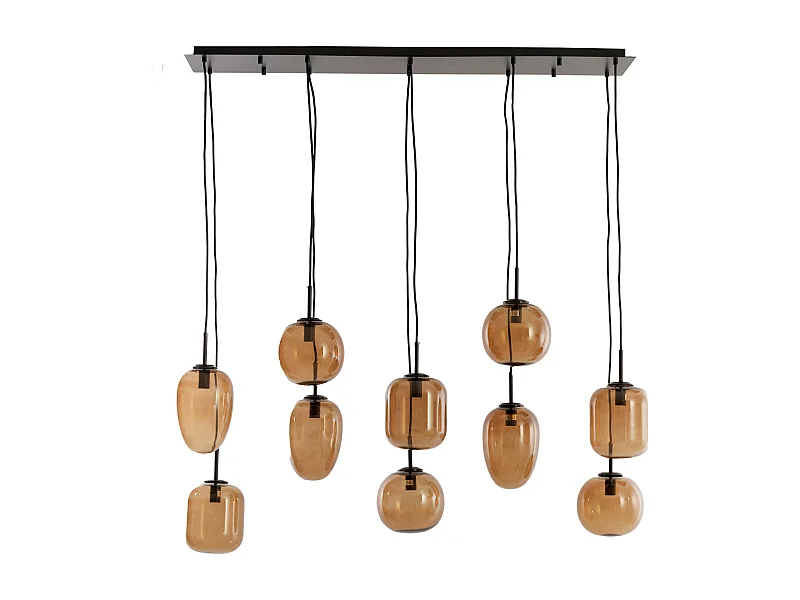 Suspension MEZZA - 120x18x23cm - Marron
