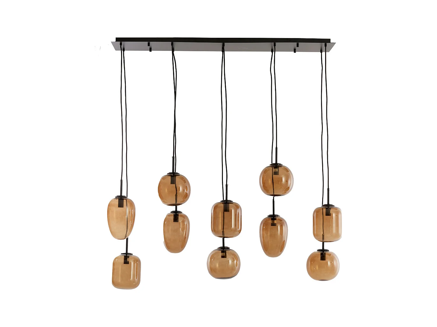 Suspension MEZZA - 120x18x23cm - Marron
