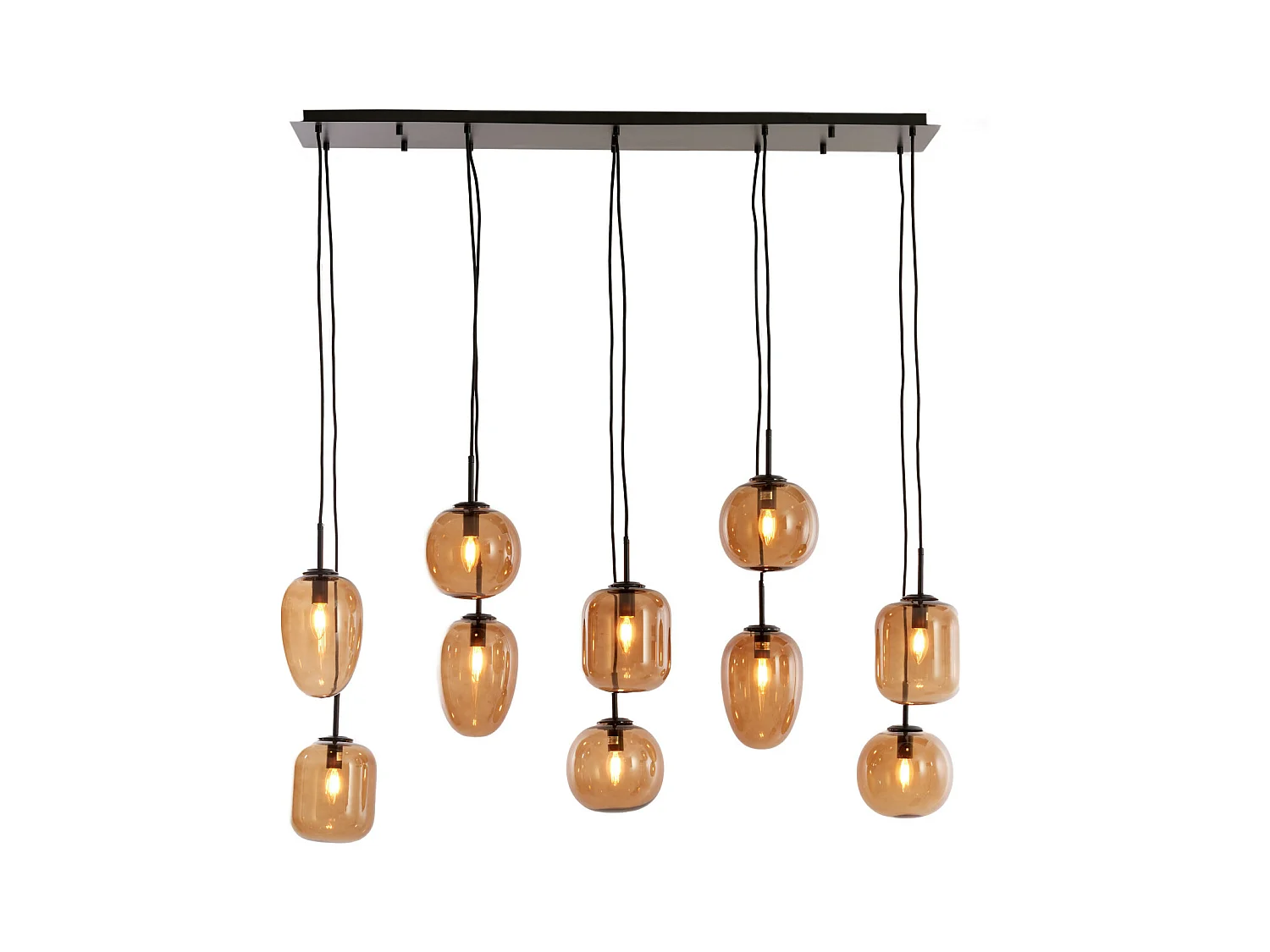 Suspension MEZZA - 120x18x23cm - Marron