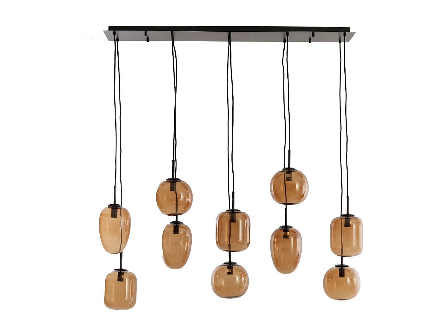 Suspension MEZZA - 120x18x23cm - Marron