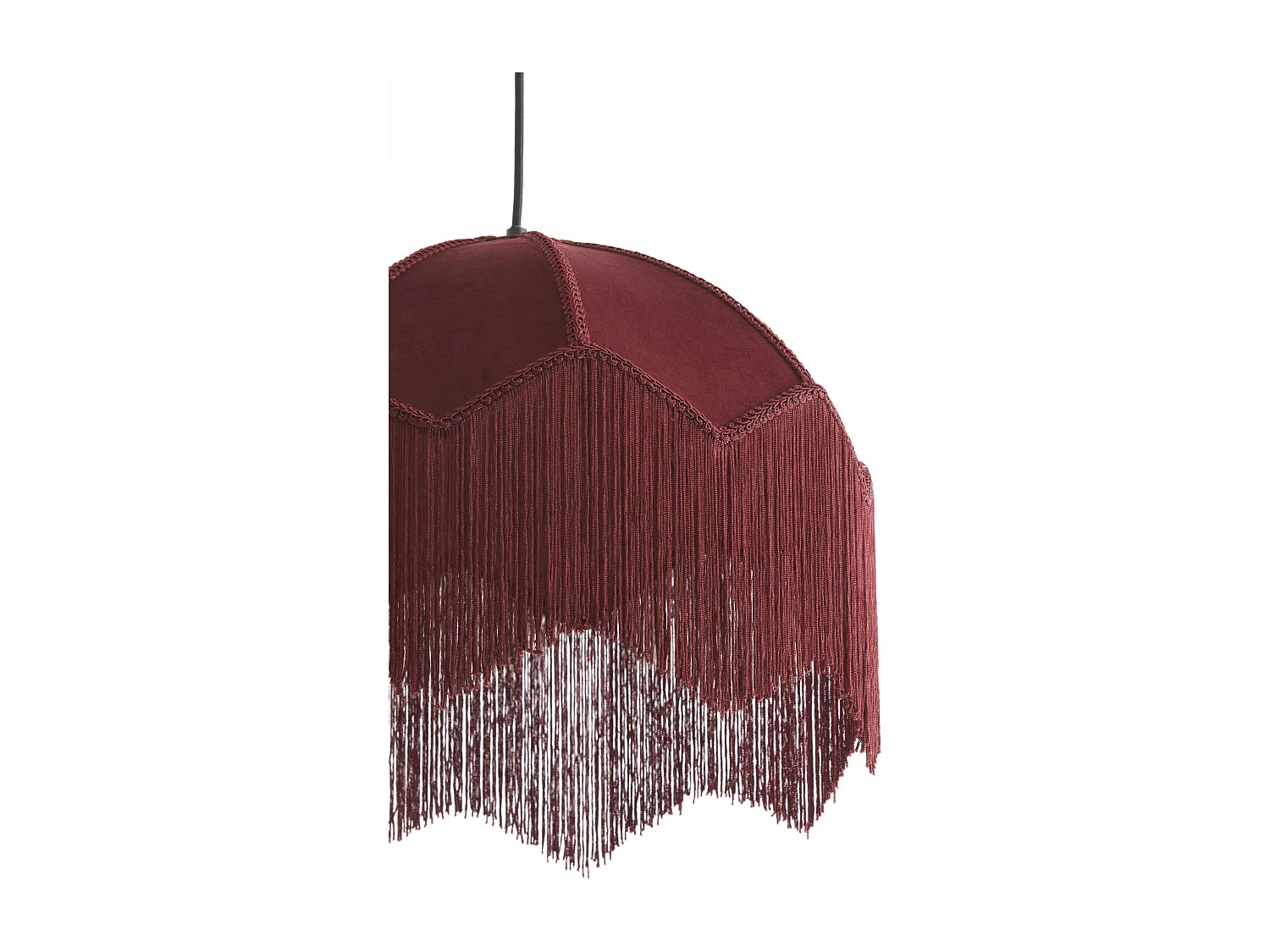 Lampe à suspension MALACIA - Ø40x33cm - Rouge
