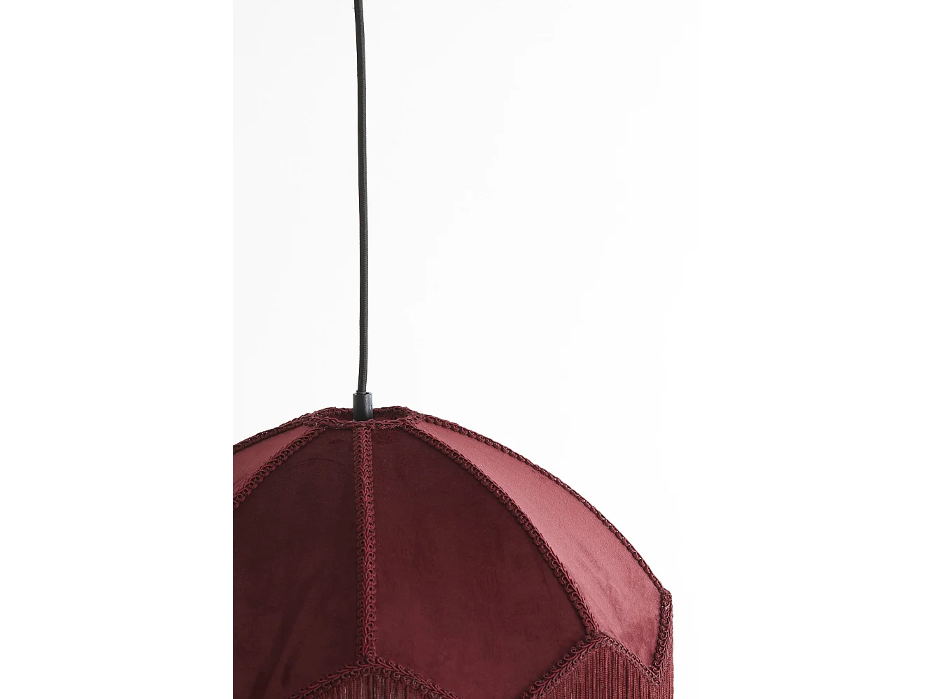 Lampe à suspension MALACIA - Ø40x33cm - Rouge