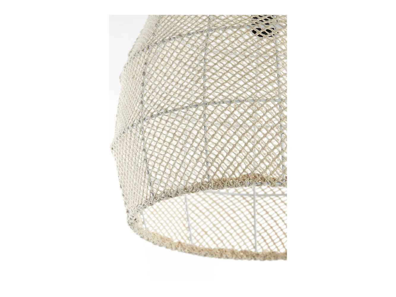 Suspension MAKASSAR - Ø42x42cm - Blanc