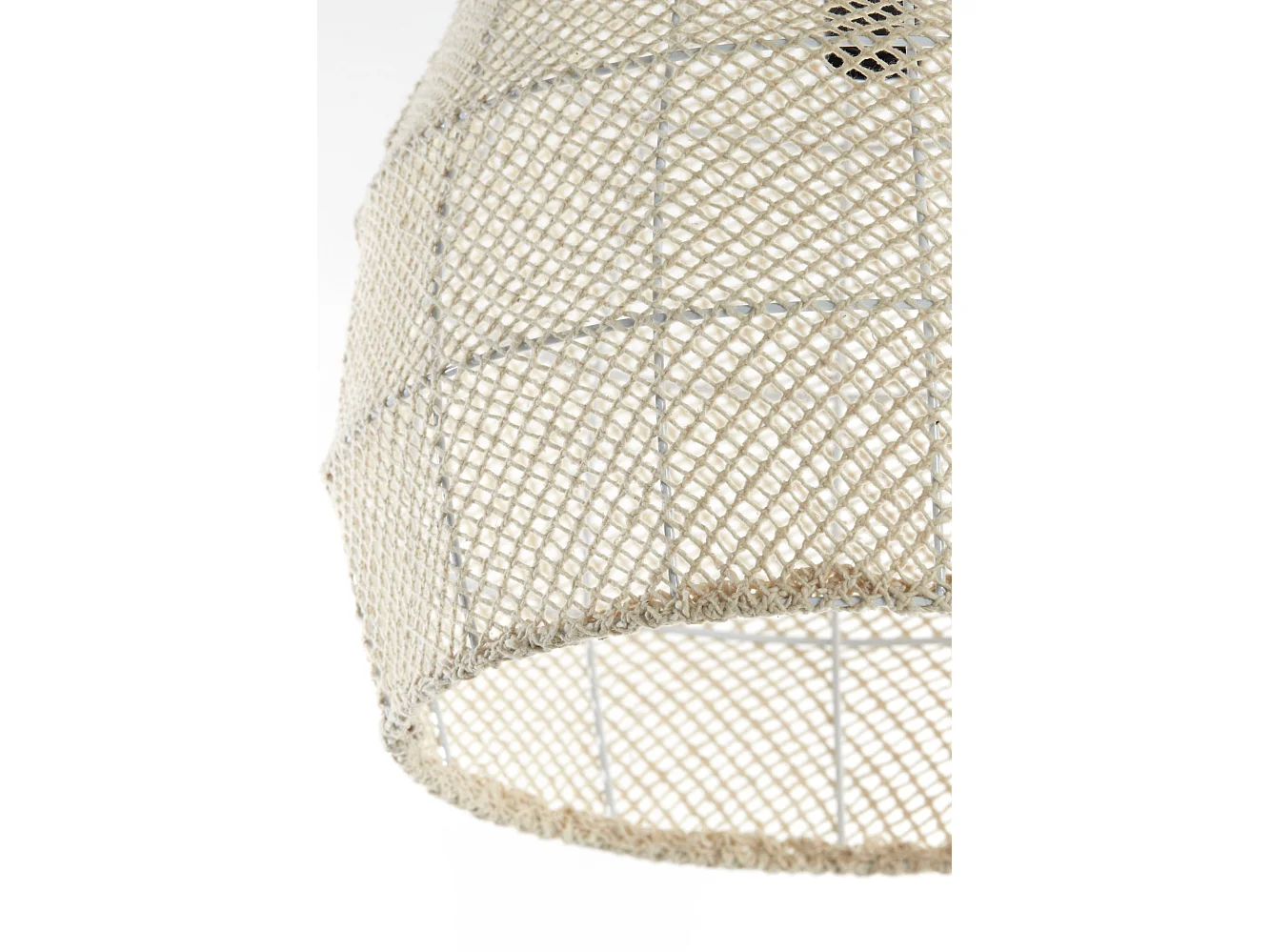 Suspension MAKASSAR - Ø42x42cm - Blanc