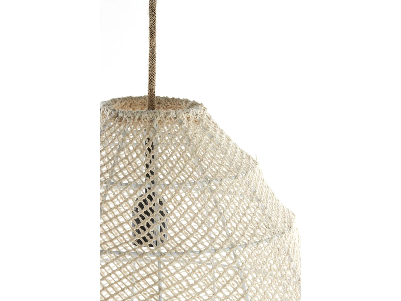Suspension MAKASSAR - Ø42x42cm - Blanc