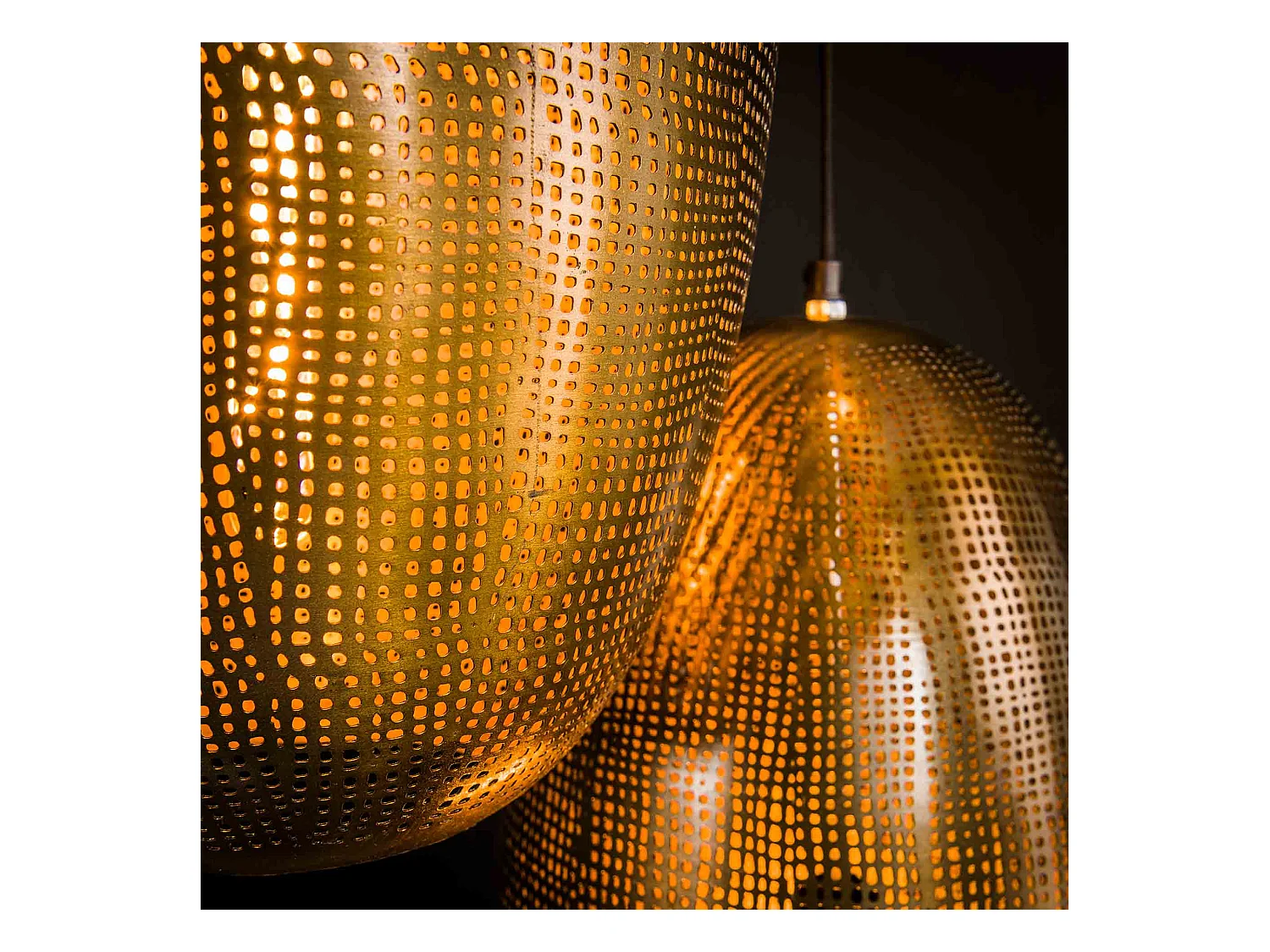 Lámpara colgante 3L Cosmic - Escalonada - Bronce Antiguo