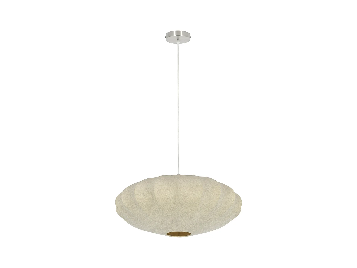 Suspension FAY - Ø50x22cm - Marron