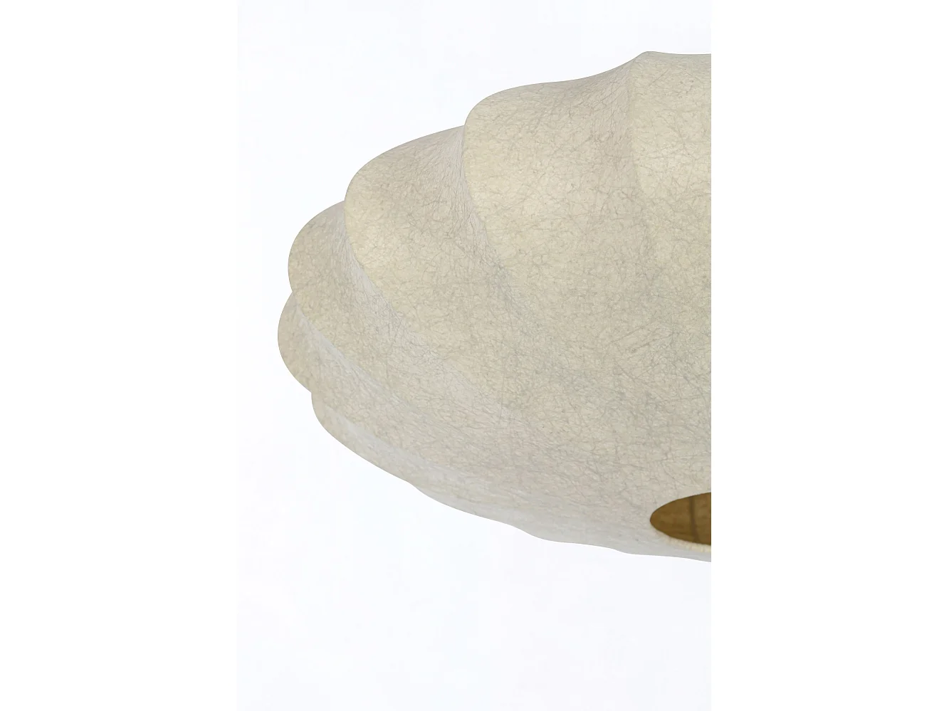 Lámpara colgante FAY - Ø50x22cm - Marrón