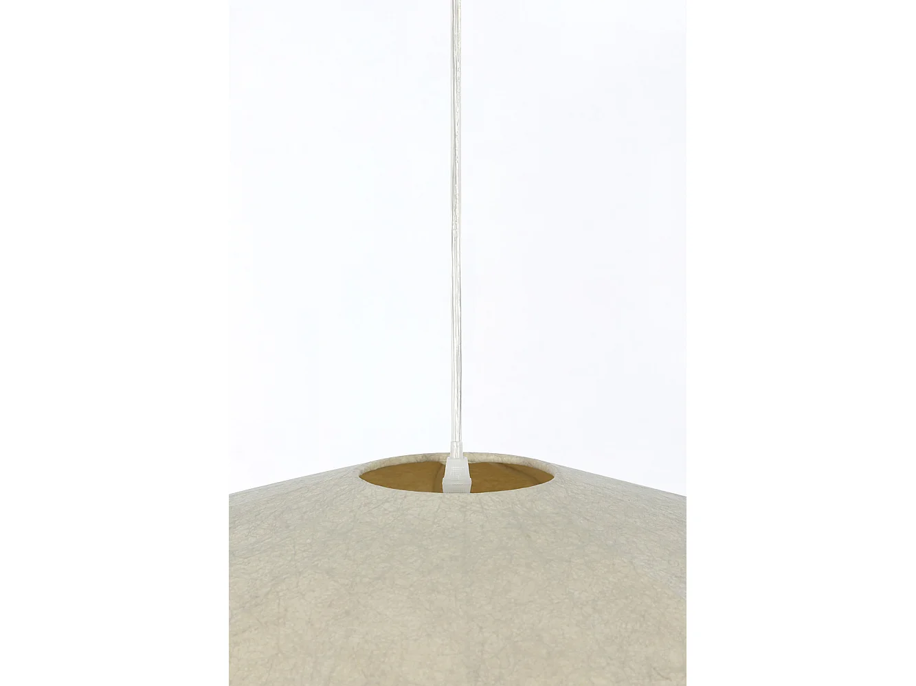 Lámpara colgante FAY - Ø50x22cm - Marrón