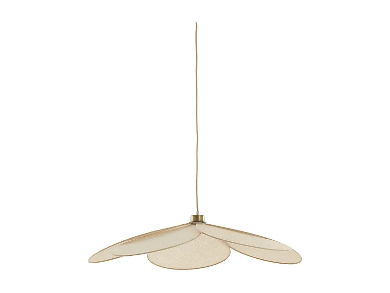 Pendelleuchte FYANO - Ø79x20cm - Braun