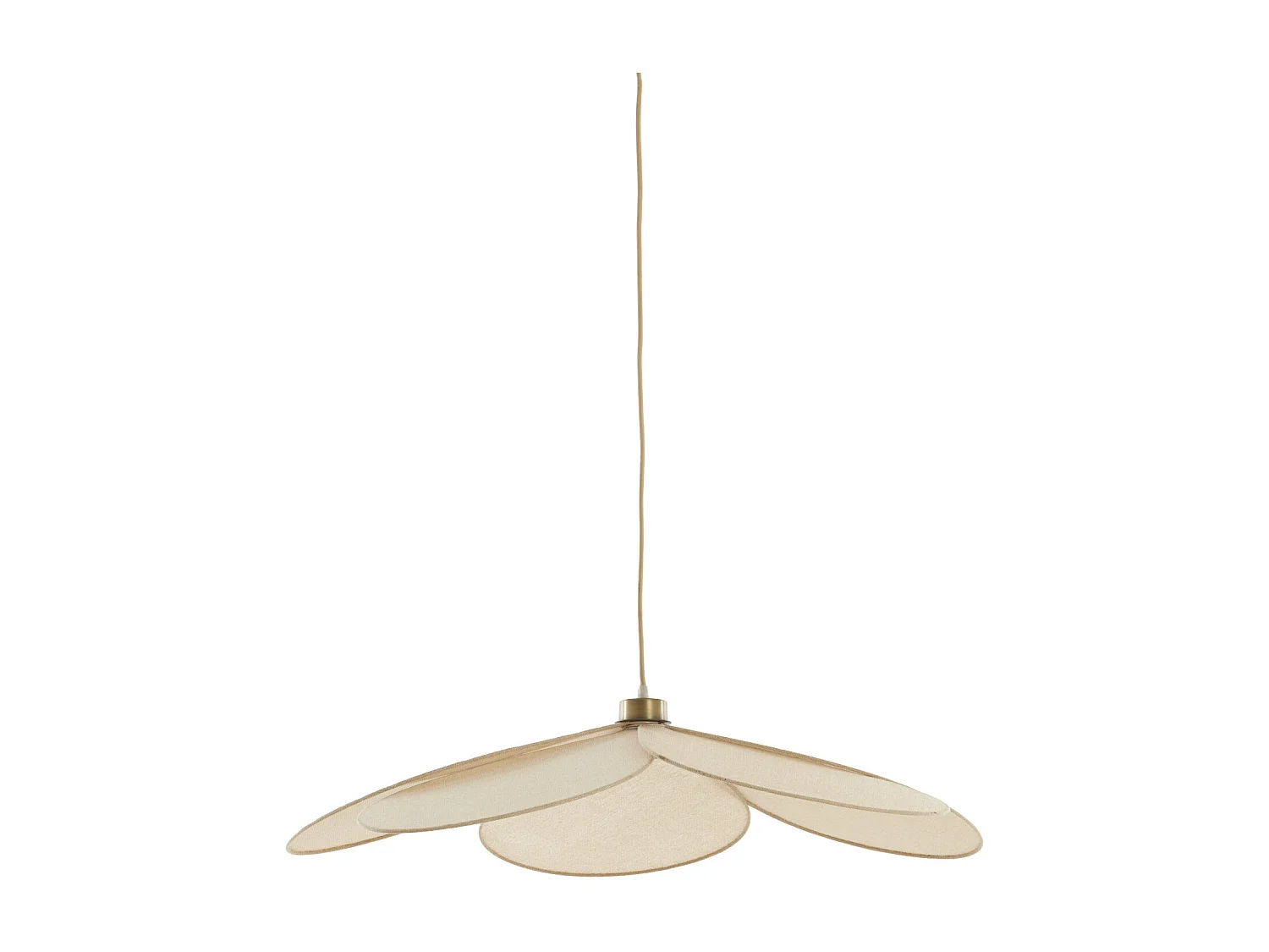 Hanglamp FYANO - Ø79x20cm - Bruin