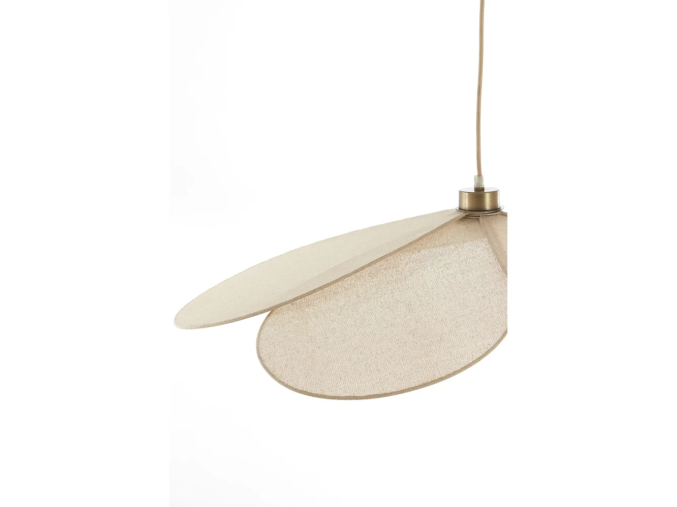 Hanglamp FYANO - Ø79x20cm - Bruin