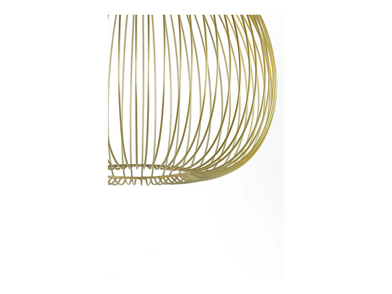 Suspension RILANA - Ø45x45cm - Doré