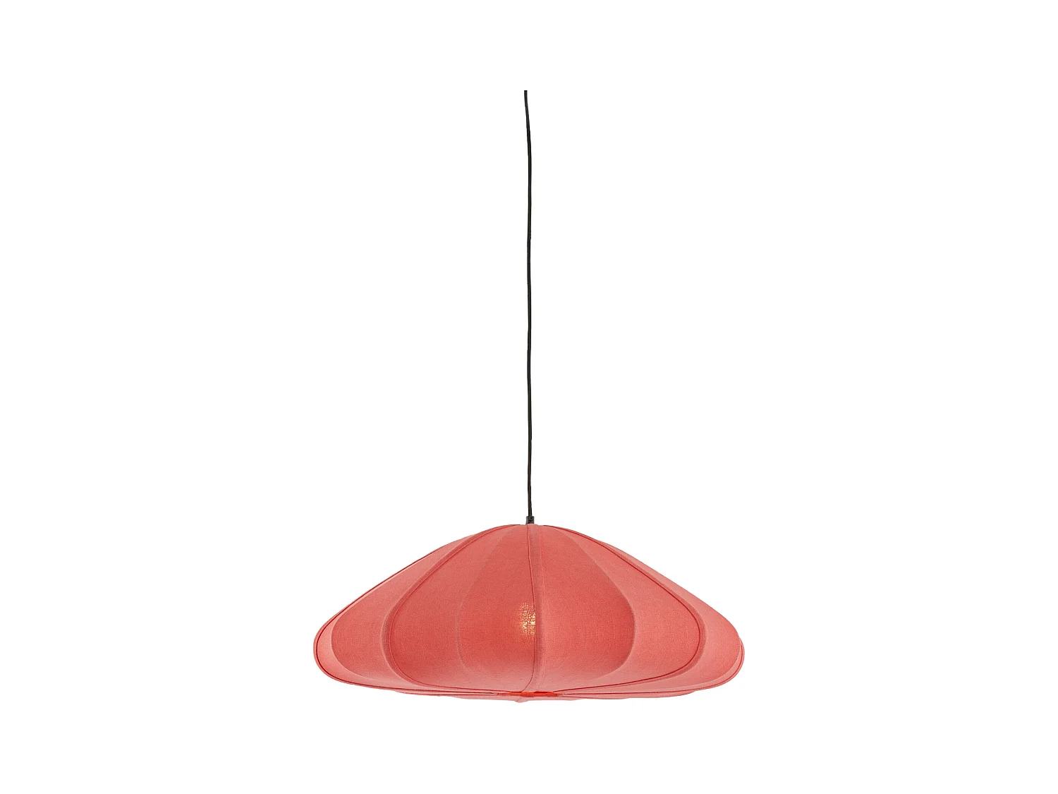 Lampe à suspension CESANO - Ø64x25cm - Rose