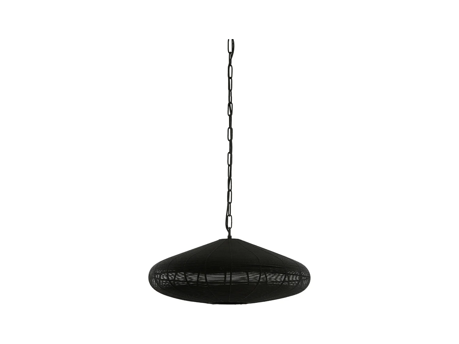 Suspension BAHOTO - Ø51x20cm - Noir