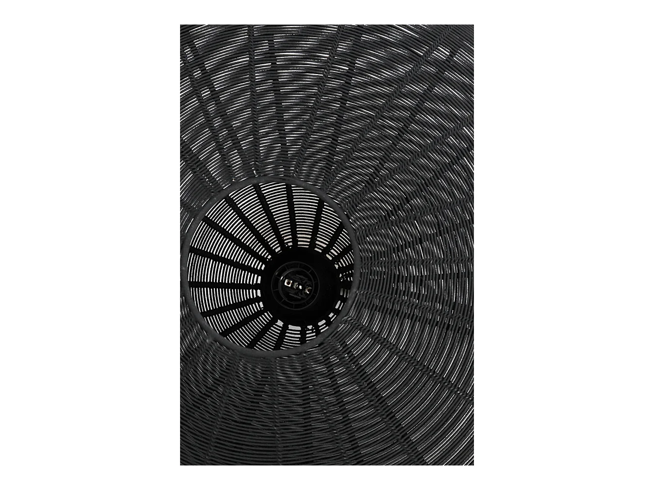 Hängelampe BAHOTO - Ø51x20cm - Schwarz