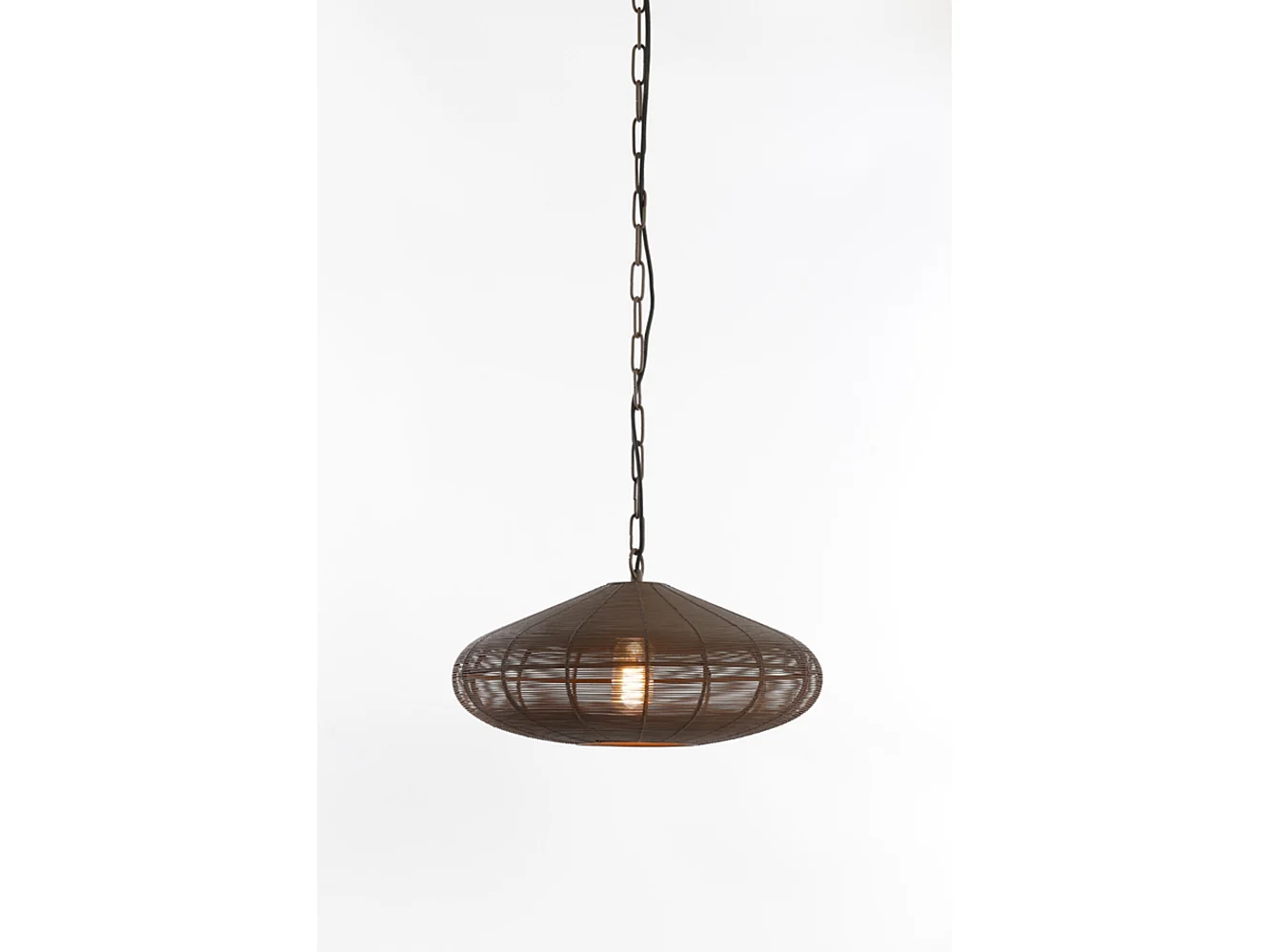 Suspension BAHOTO - Ø60x23cm - Marron