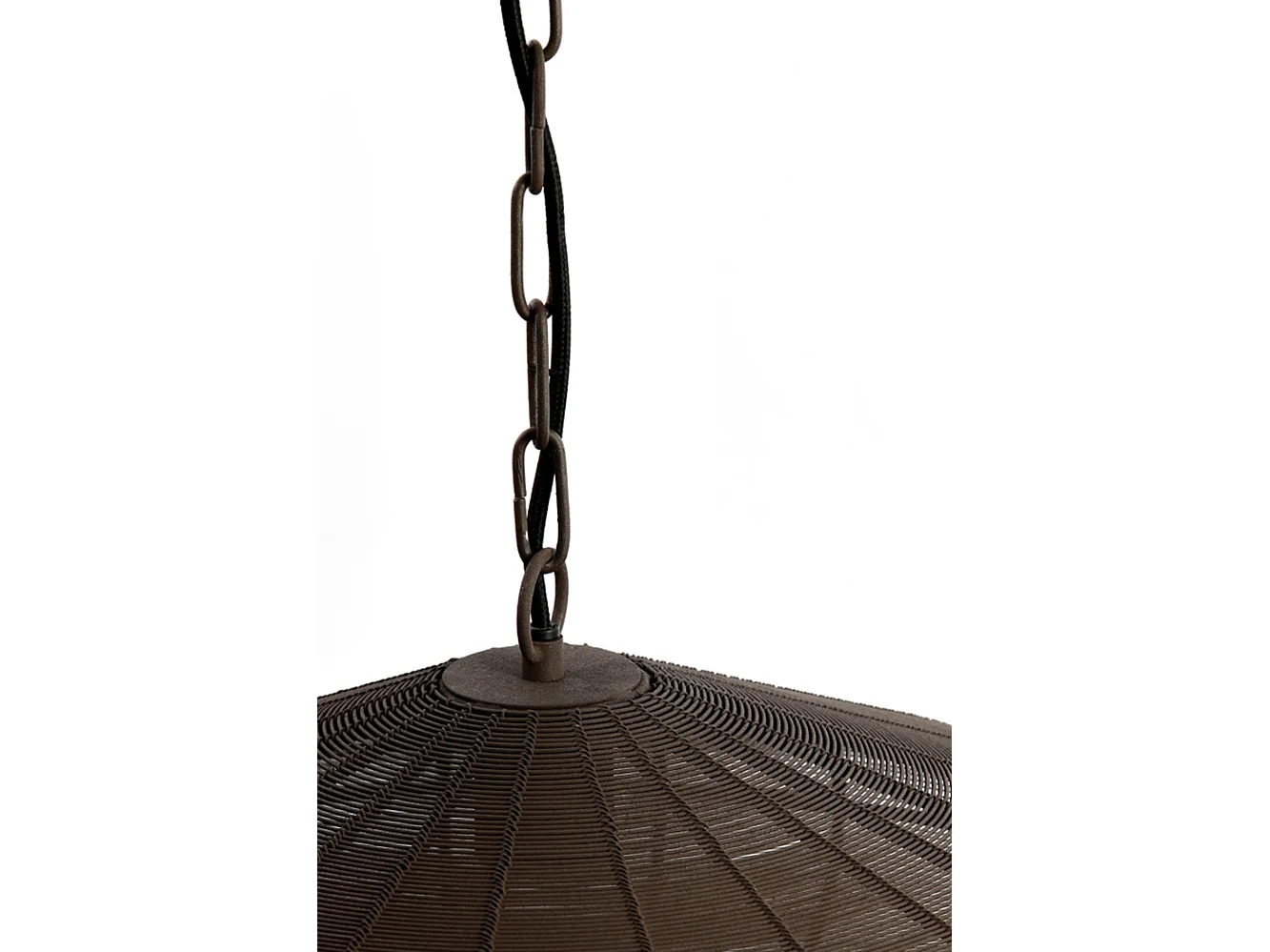 Suspension BAHOTO - Ø60x23cm - Marron