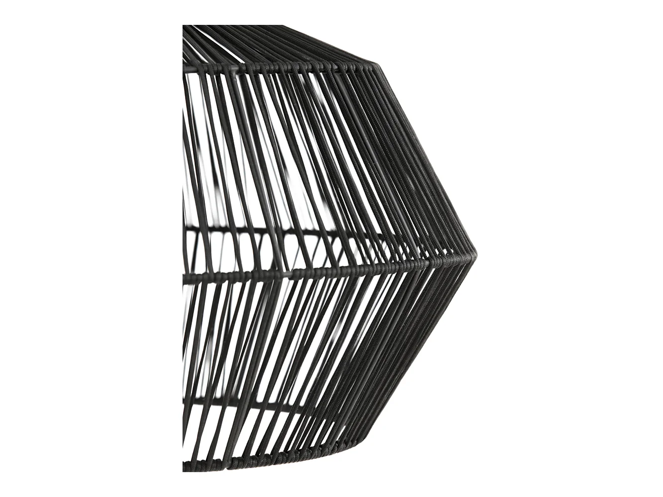 Suspension DEYA - Ø49x30cm - Noir