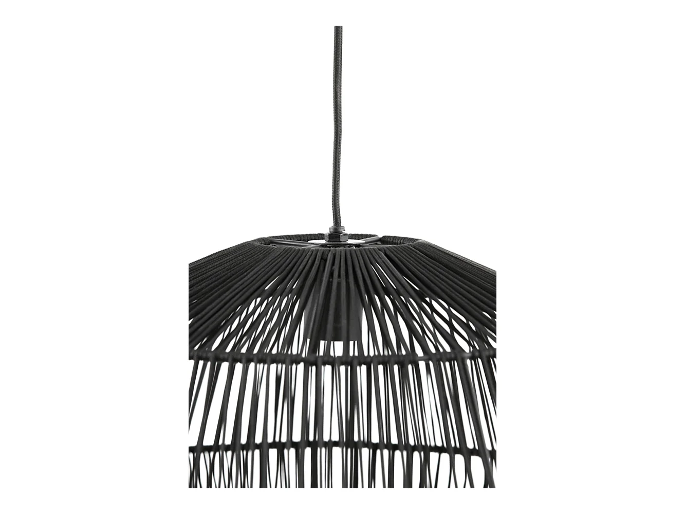 Suspension DEYA - Ø49x30cm - Noir