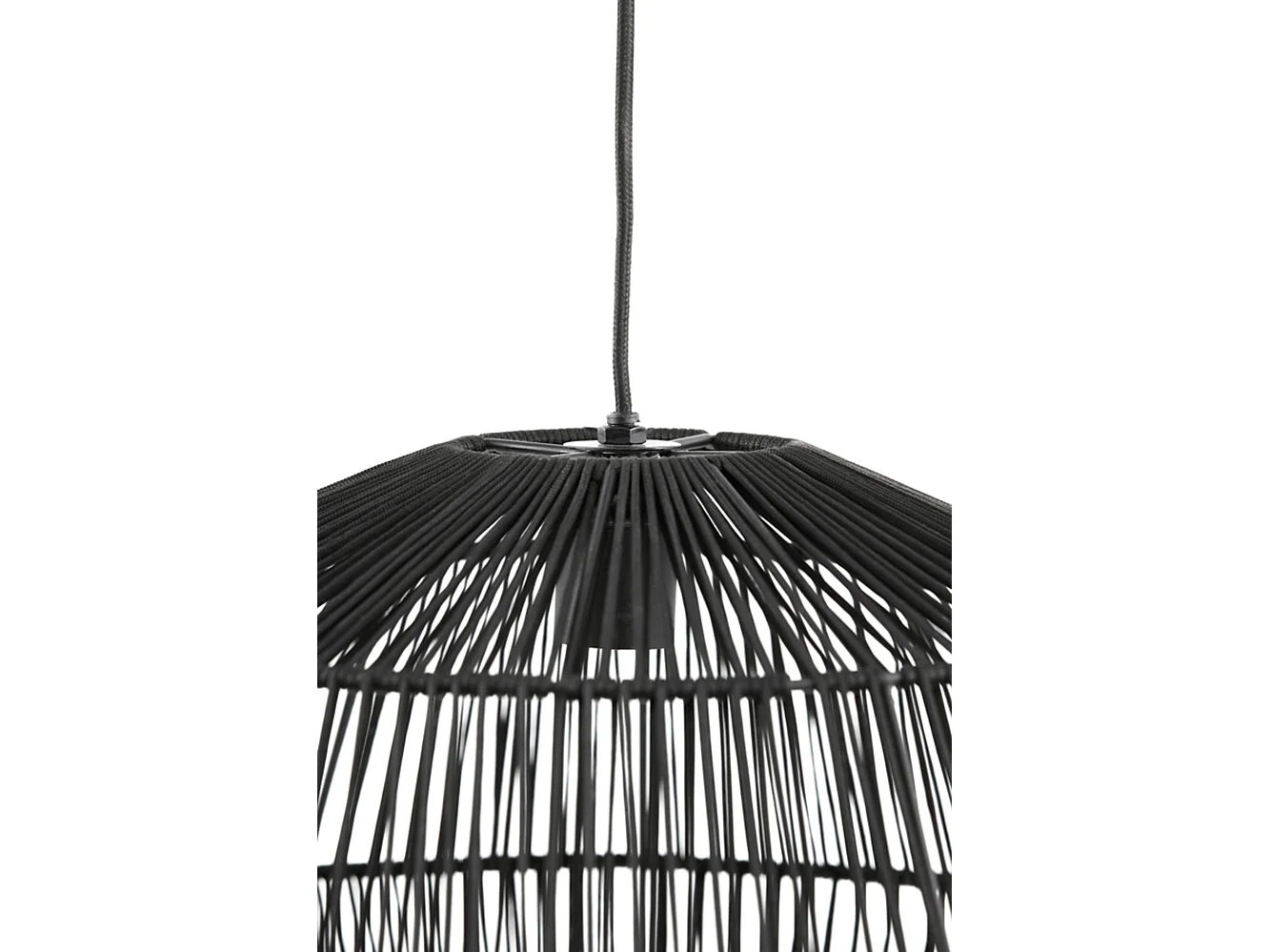 Suspension DEYA - Ø49x30cm - Noir